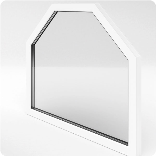 Sonnenschutz f&uuml;r Sechseckfenster