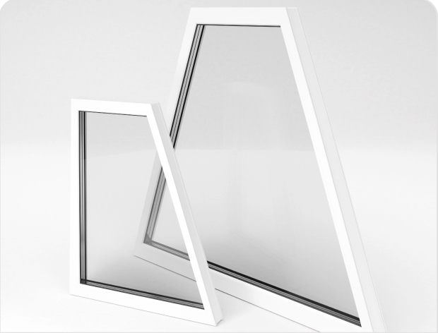 Fenster mit ungewöhnlichen Formen Fenster mit ungewöhnlichen Formen