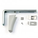 Universal Wandträger Metall/grau 150 - 250 mm