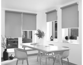 Basisrollo nach Maß für Esszimmer - blickdicht und lichtdurchlässig - Stoffe der Kollektion Sydney