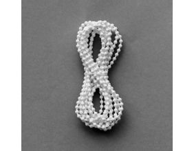 Endlos Bedienkette 4,5 x 6 mm weiß für 200 cm Bedienhöhe/400 cm Umlauf