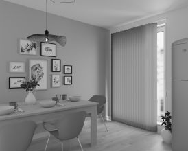 Lamellenvorhang nach Maß für Ihr Küchenfenster - Kollektion Trevira Color