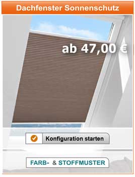 Dachfenster Sonnenschutz